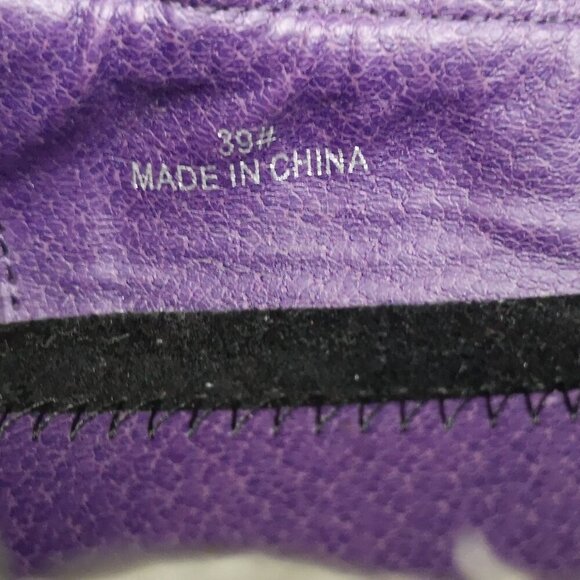 Call It Spring Ladies Size 39 (8.5 US) Black Faux Suede Flats - Picture 6 of 10